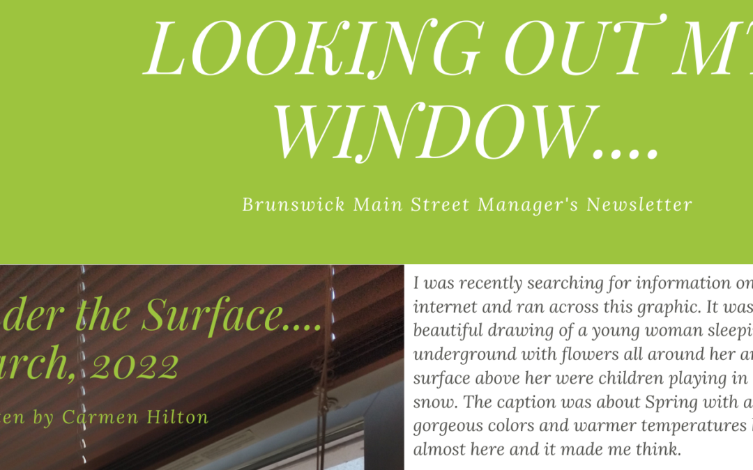 Brunswick Main Street Manager’s Spring Newsletter