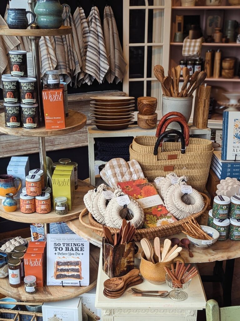 Spring items for sale at Potomac River Interiors in Brunswick, Maryland.