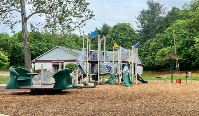 A playground at City Park in Brunswick, Maryland.