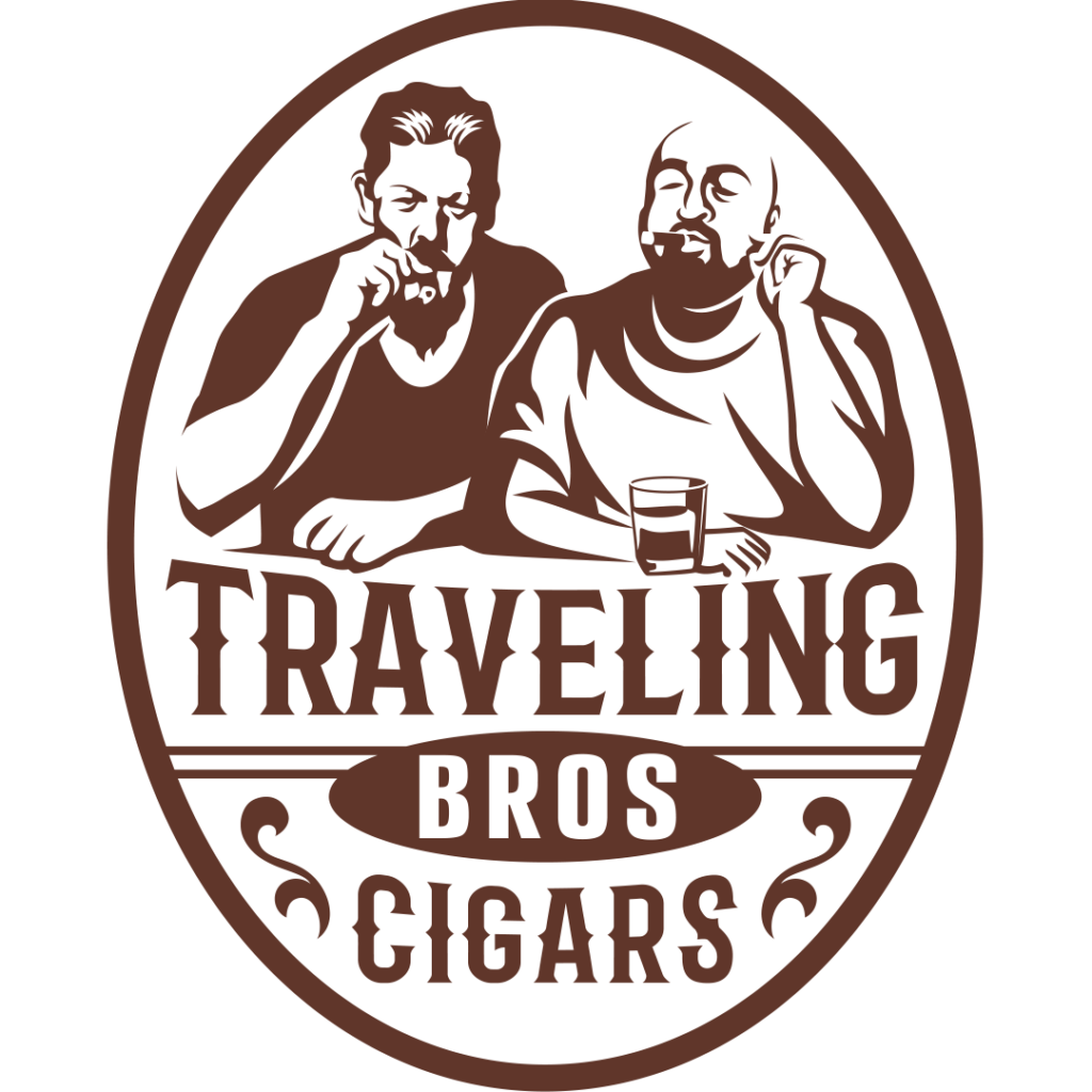 Traveling Bros Cigars logo.