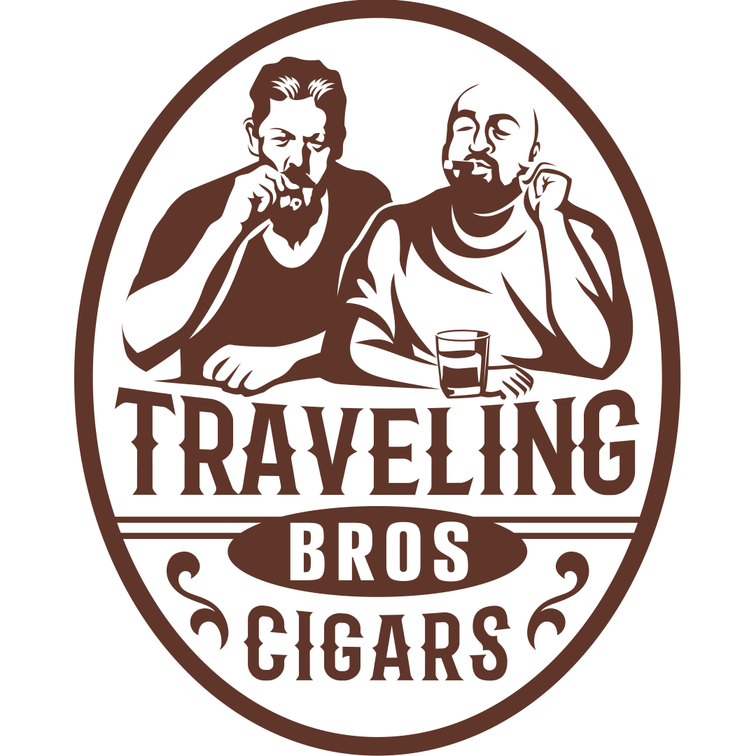 Traveling Bros Cigars logo.