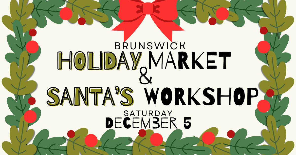 Event details for the Holiday Marketplace and Santa's Workshop.