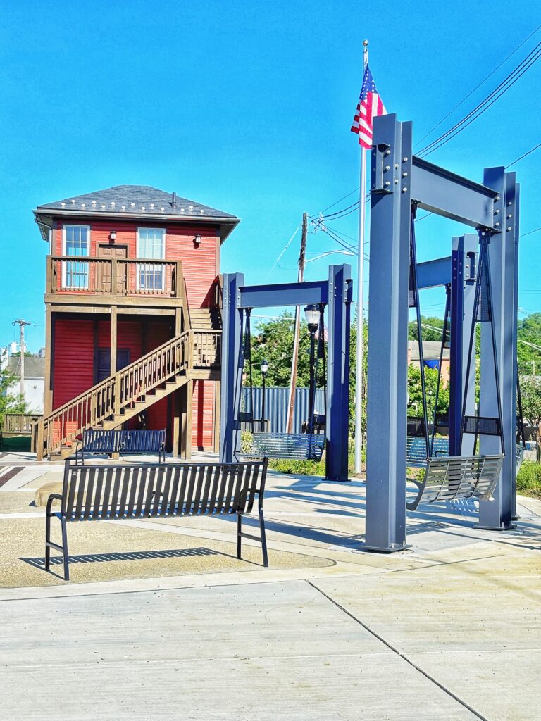 B&O Railroad park in Brunswick, Maryland.