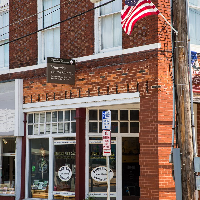 Front of building on the street