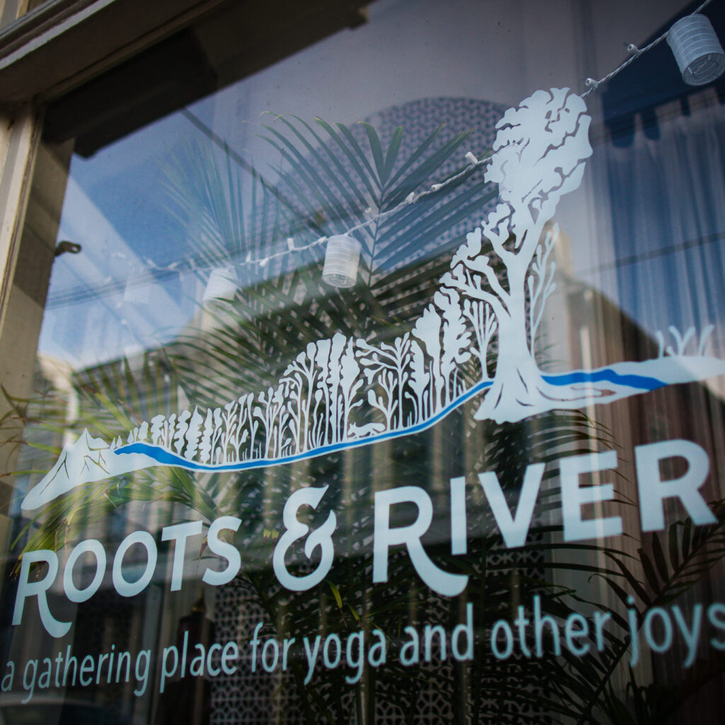 roots and river front window
